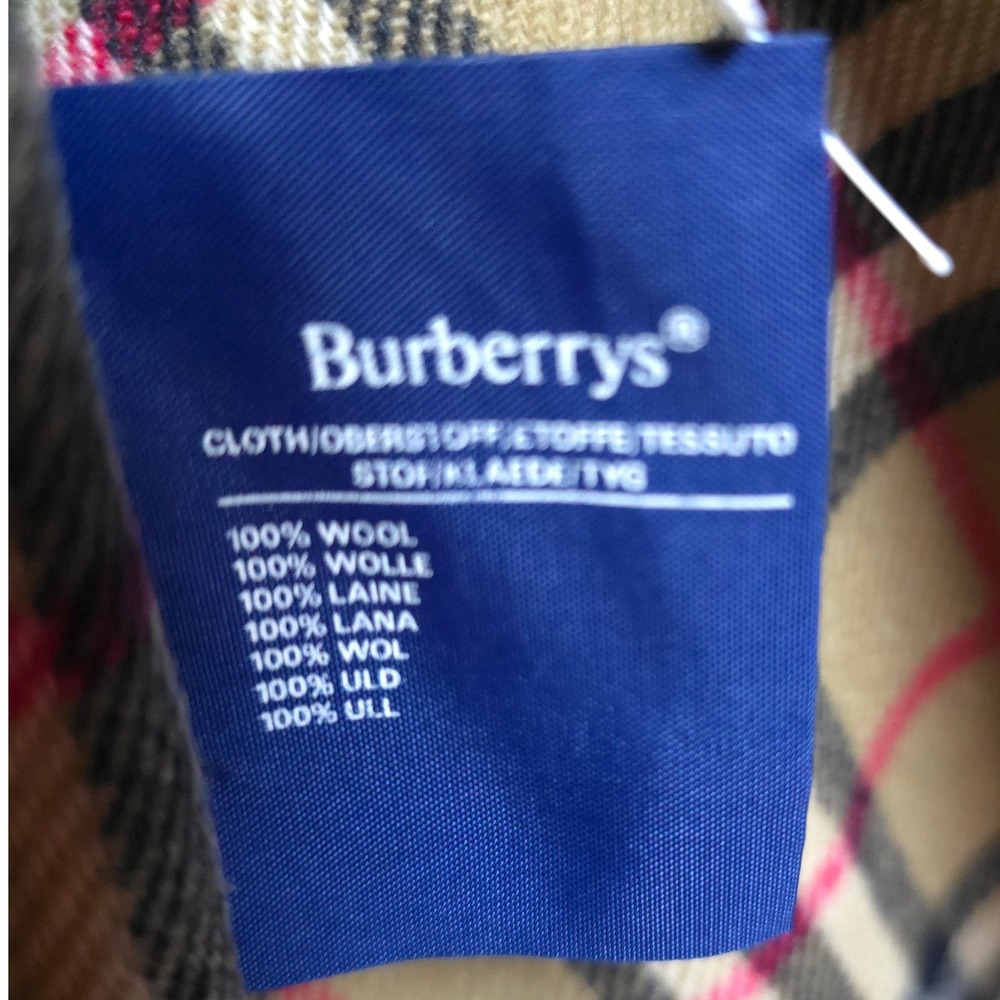 Burberry Long Heritage Trench Coat Red Wool Lined Women's 4‎ Petite - Picture 5 of 8